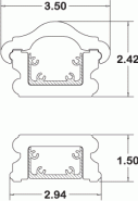 Hampton Extruded Rail System